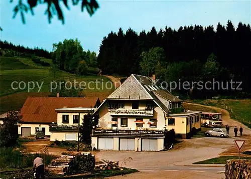 AK / Ansichtskarte Oberprechtal Hoehengasthaus Pension Landwassereck Schwarzwald Oberprechtal