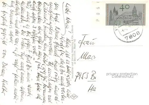 AK / Ansichtskarte Waldkirch_Breisgau Blick zum Kandel Schwarzwald Kastelburg Ruine Marktplatz Stadtrainsee Waldkirch Breisgau