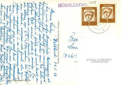 AK / Ansichtskarte Hoernleberg Landschaftspanorama Schwarzwald Marien Wallfahrtskapelle Oberwinden Elzach Simonswald Waldkirch Kandel Hoernleberg