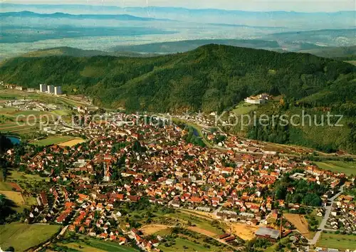 AK / Ansichtskarte Waldkirch_Breisgau Elztal Schwarzwald Fliegeraufnahme Waldkirch Breisgau
