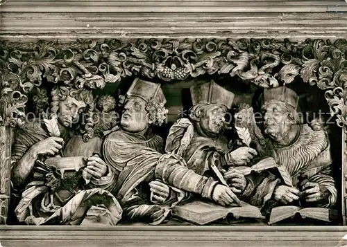 AK / Ansichtskarte Breisach_Rhein Hochaltar Predella St. Stephansmuenster Breisach Rhein