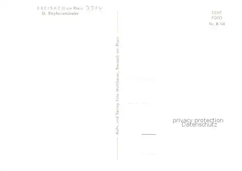 AK / Ansichtskarte Breisach_Rhein St Stephansmuenster Breisach Rhein
