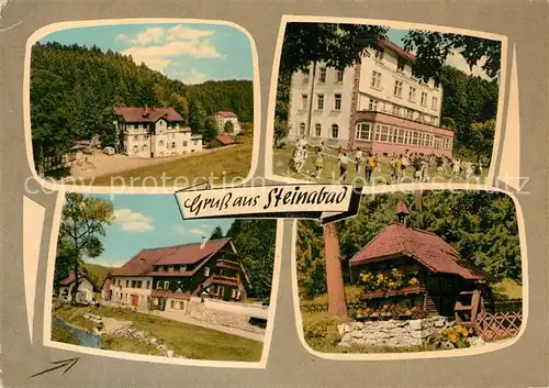 AK / Ansichtskarte Steinabad Schullandheim des Landkreises Karlsruhe Wasserrad Steinabad