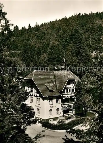 AK / Ansichtskarte Bonndorf_Schwarzwald Gasthaus Pension Steinasaege Bonndorf Schwarzwald