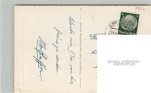 AK / Ansichtskarte Breisach_Rhein Stadtbild mit Muenster Breisach Rhein