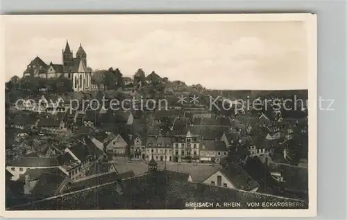 AK / Ansichtskarte Breisach_Rhein Stadtbild mit Muenster vom Eckardsberg gesehen Breisach Rhein