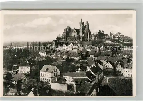 AK / Ansichtskarte Breisach_Rhein Stadtbild mit Muenster Breisach Rhein