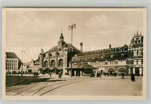 AK / Ansichtskarte Luebeck Bahnhof Luebeck