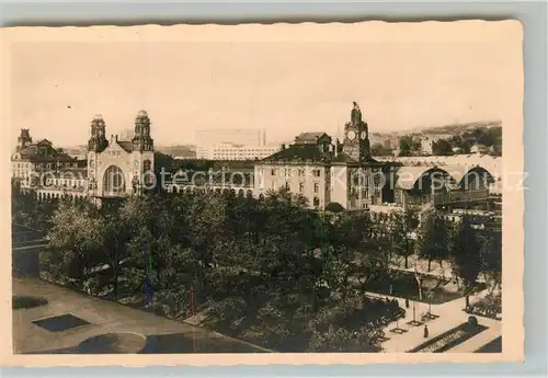 AK / Ansichtskarte Prag_Prahy_Prague Hlavni nadrazi Hauptbahnhof Prag_Prahy_Prague