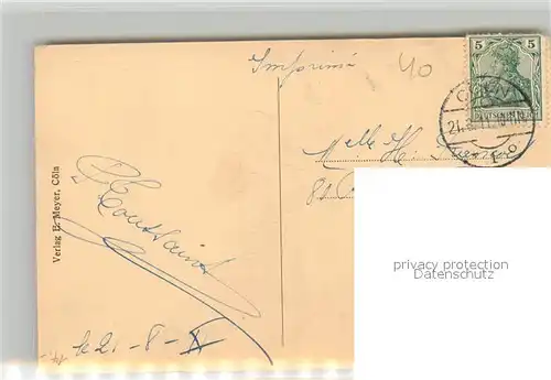 AK / Ansichtskarte Koeln_Rhein Bahnhof Koeln_Rhein