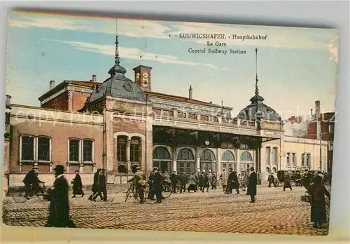 AK / Ansichtskarte Ludwigshafen_Rhein Hauptbahnhof Ludwigshafen Rhein