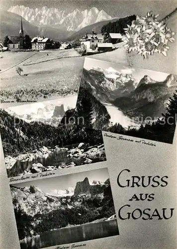 AK / Ansichtskarte Gosau_Oberoesterreich  Gosau_Oberoesterreich