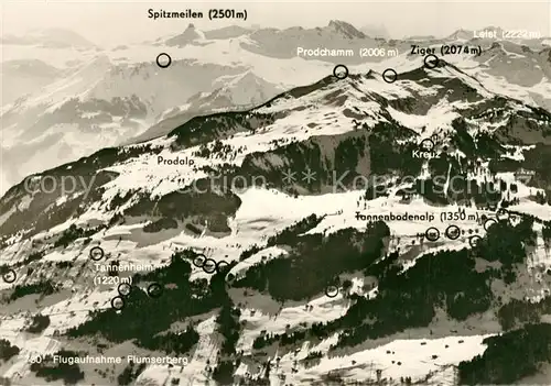 AK / Ansichtskarte Flumserberg_Bergheim Fliegeraufnahme Flumserberg Bergheim