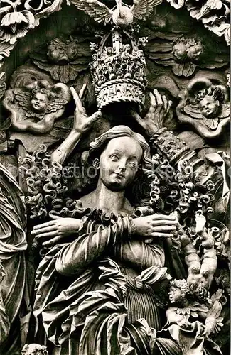 AK / Ansichtskarte Breisach_Rhein St Stephansmuenster Hochaltar Schrein Marienkroenung Meister H. L. 16. Jhdt. Breisach Rhein