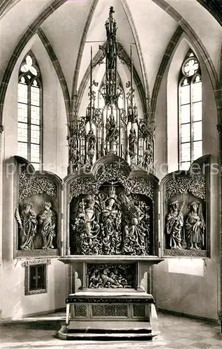 AK / Ansichtskarte Breisach_Rhein St Stephansmuenster Hochaltar des Meisters H. L. 16. Jhdt. Breisach Rhein