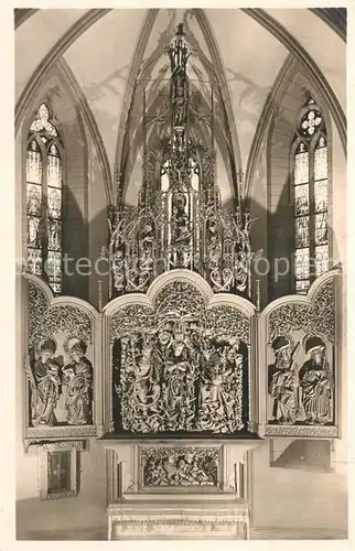 AK / Ansichtskarte Breisach_Rhein St Stephansmuenster Hochaltar Breisach Rhein