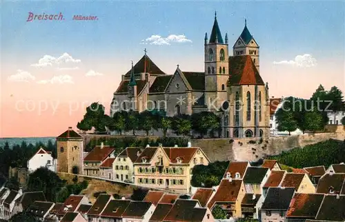 AK / Ansichtskarte Breisach_Rhein Altstadt Hagenbachturm St Stephansmuenster Breisach Rhein