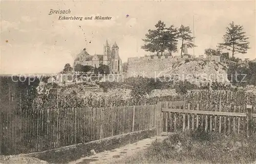 AK / Ansichtskarte Breisach_Rhein Eckartsberg und Muenster Breisach Rhein