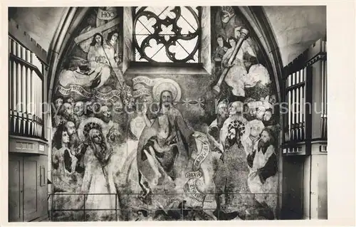 AK / Ansichtskarte Breisach_Rhein Fresken im St Stephansmuenster Breisach Rhein