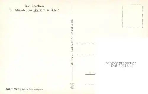 AK / Ansichtskarte Breisach_Rhein Fresken im St Stephansmuenster Breisach Rhein