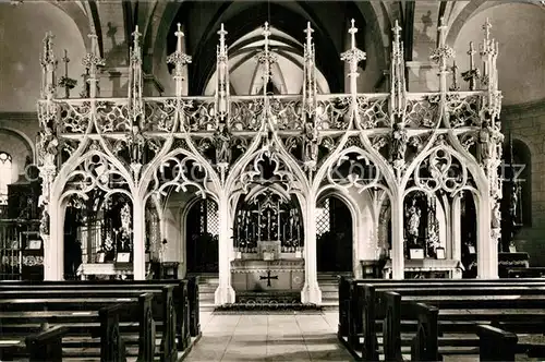 AK / Ansichtskarte Breisach_Rhein St Stephansmuenster Lettner 15. Jhdt. Breisach Rhein