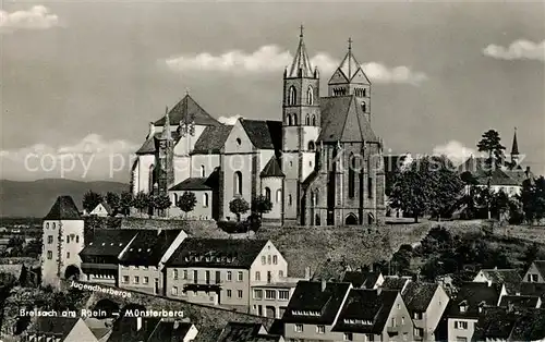 AK / Ansichtskarte Breisach_Rhein Muensterberg Jugendherberge St Stephansmuenster Breisach Rhein