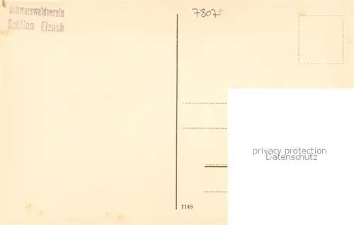 AK / Ansichtskarte Elzach Naturdenkmal Siebenfelsen am Rorhardsberg Schwarzwald Elzach