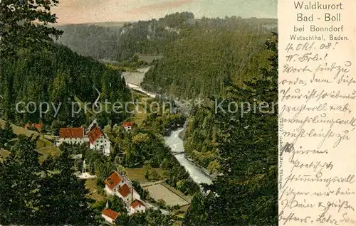 AK / Ansichtskarte Bad_Boll Landschaftspanorama Wutachtal Schwarzwald Bad_Boll
