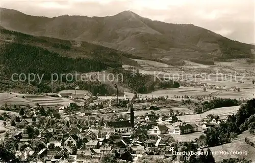 AK / Ansichtskarte Elzach Panorama mit Hoernleberg Schwarzwald Elzach