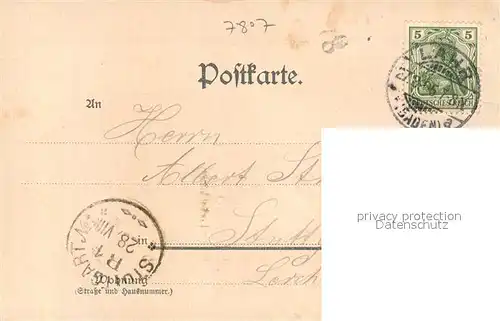 AK / Ansichtskarte Elzach Schwarzwaelder Volkstrachten Kuenstlerkarte Elzach