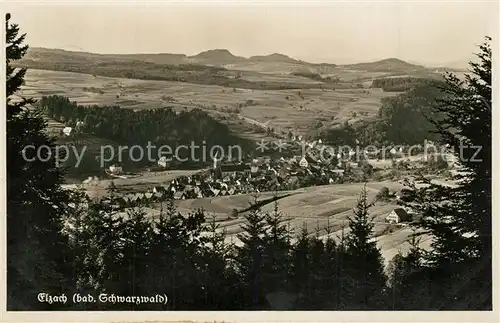 AK / Ansichtskarte Elzach Landschaftspanorama Schwarzwald Elzach