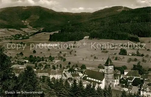AK / Ansichtskarte Elzach Landschaftspanorama Schwarzwald Elzach