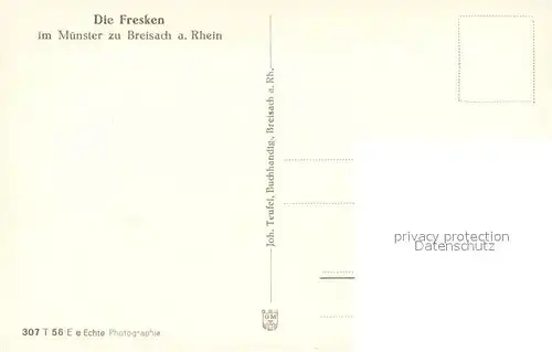 AK / Ansichtskarte Breisach_Rhein St Stephansmuenster Fresken Breisach Rhein