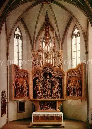 AK / Ansichtskarte Breisach_Rhein St Stephansmuenster Hochaltar des Meisters H. L. 16. Jhdt. Breisach Rhein