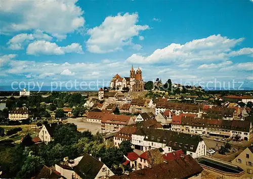 AK / Ansichtskarte Breisach_Rhein Panorama Marktplatz und Muensterberg St Stephansmuenster Breisach Rhein