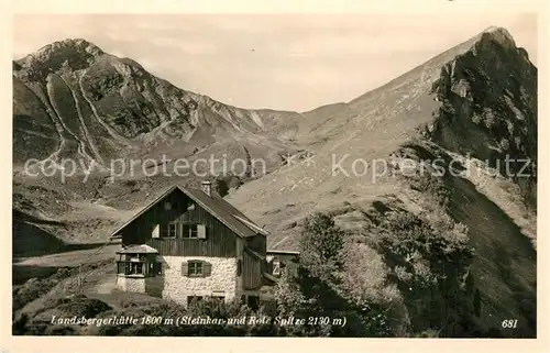 AK / Ansichtskarte Landsbergerhuette  Landsbergerhuette
