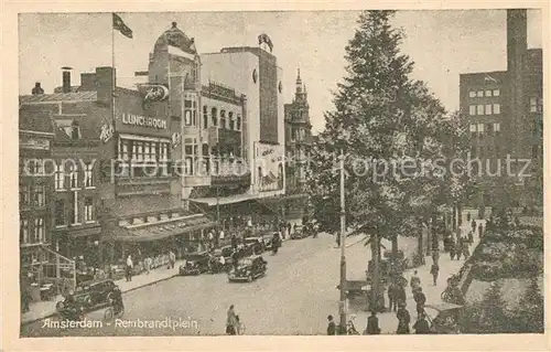 AK / Ansichtskarte Amsterdam_Niederlande Rembrandtplein Amsterdam_Niederlande
