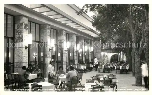 AK / Ansichtskarte Varna_Warna Restaurant Varna Varna Warna