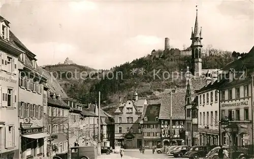 AK / Ansichtskarte Weinheim_Bergstrasse Marktplatz Weinheim_Bergstrasse