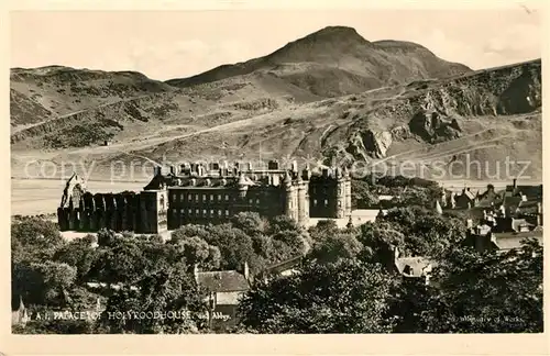 AK / Ansichtskarte Edinburgh Palace of Holyroodhouse and Abbey Edinburgh