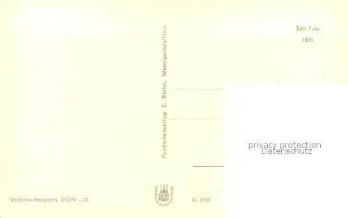 AK / Ansichtskarte Elbingerode_Harz Diakonissenmutterhaus Neuvandsburg Elbingerode Harz