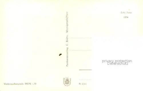 AK / Ansichtskarte Elbingerode_Harz Diakonissenmuetterhaus Neuvandsburg Elbingerode Harz