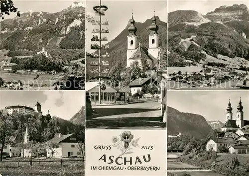 AK / Ansichtskarte Aschau_Chiemgau Kirche Aschau Chiemgau