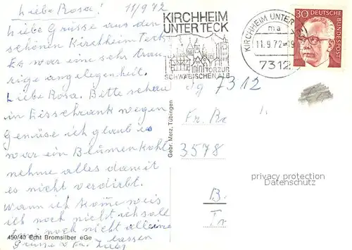 AK / Ansichtskarte Gutenberg_Lenningen Wielandstein Rauber Breitenstein Gutenberg_Lenningen