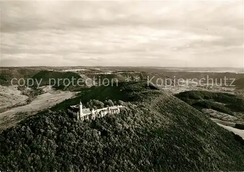 AK / Ansichtskarte Owen_Esslingen Fliegeraufnahme Burg Teck  Owen Esslingen