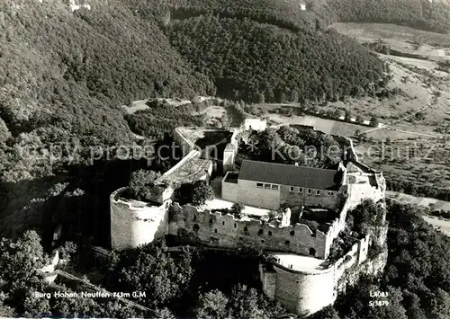 AK / Ansichtskarte Neuffen Burg Hohen Neuffen Fliegeraufnahme Neuffen