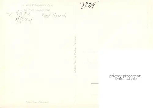 AK / Ansichtskarte Urach_Schwarzwald  Urach Schwarzwald