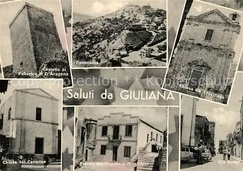 AK / Ansichtskarte Giuliana Chiesa SS Crocifisso Castello Federico Aragona 