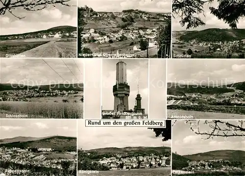 AK / Ansichtskarte Feldberg_Taunus Schlossborn Glashuetten Arnoldshain Feldberg Taunus