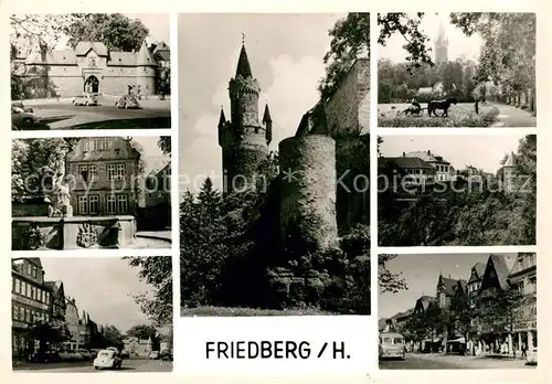 AK / Ansichtskarte Friedberg_Hessen Schloss  Friedberg Hessen